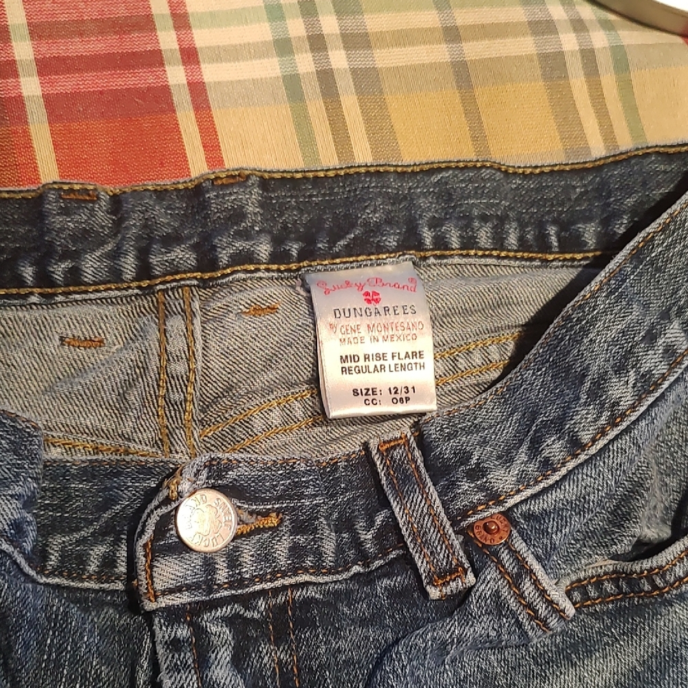 lucky Brand Mid Rise Flare Blue Jeans